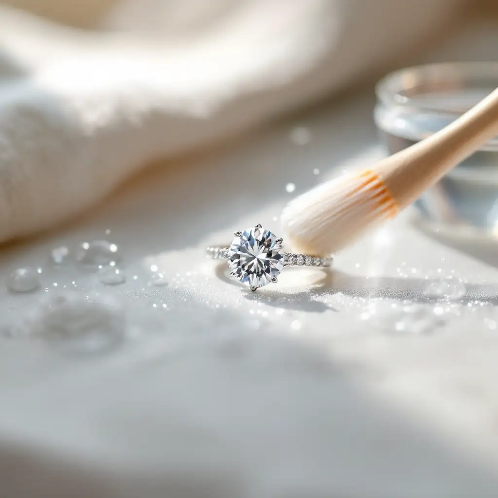 clean diamond rings