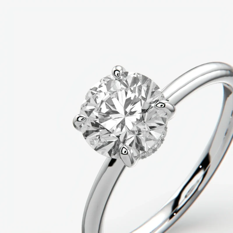 Round Brilliant Diamond Engagement Ring