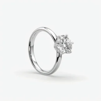 round brilliant engagement ring