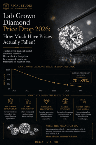 Lab Grown Diamond Price Drop 2026: How Much Have Prices Actually Fallen?