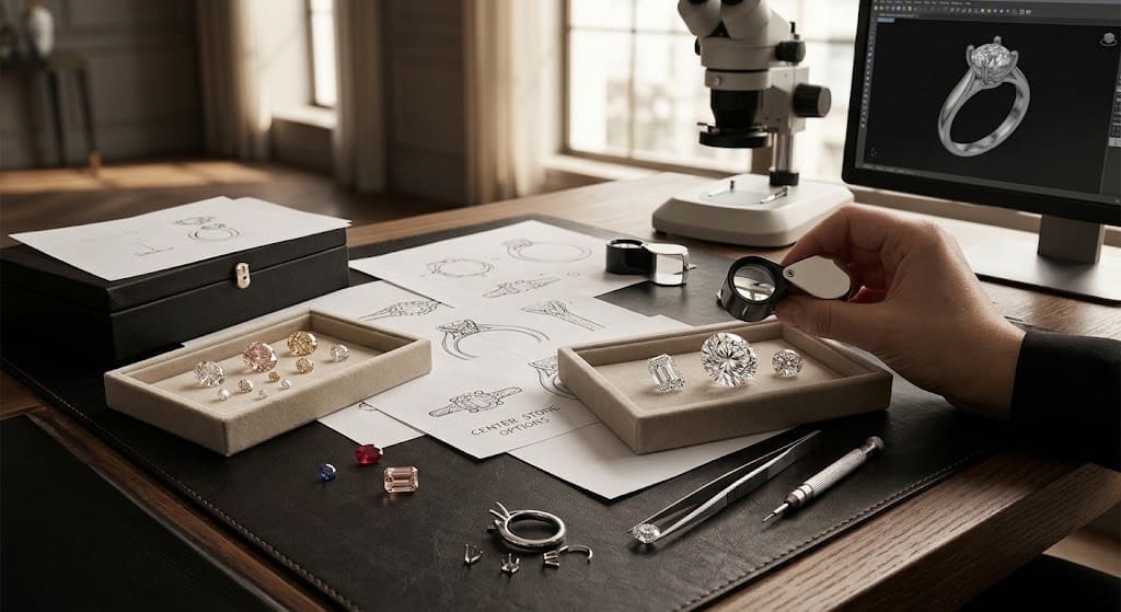 How to Design a Custom Engagement Ring in Atlanta 1