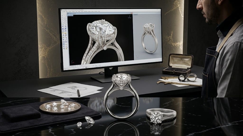 CAD & 3D Rendering for Custom Fine Jewelry in Atlanta